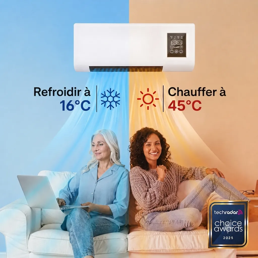 Coolzy Climatiseur — climatiseur portable réversible chaud et froid